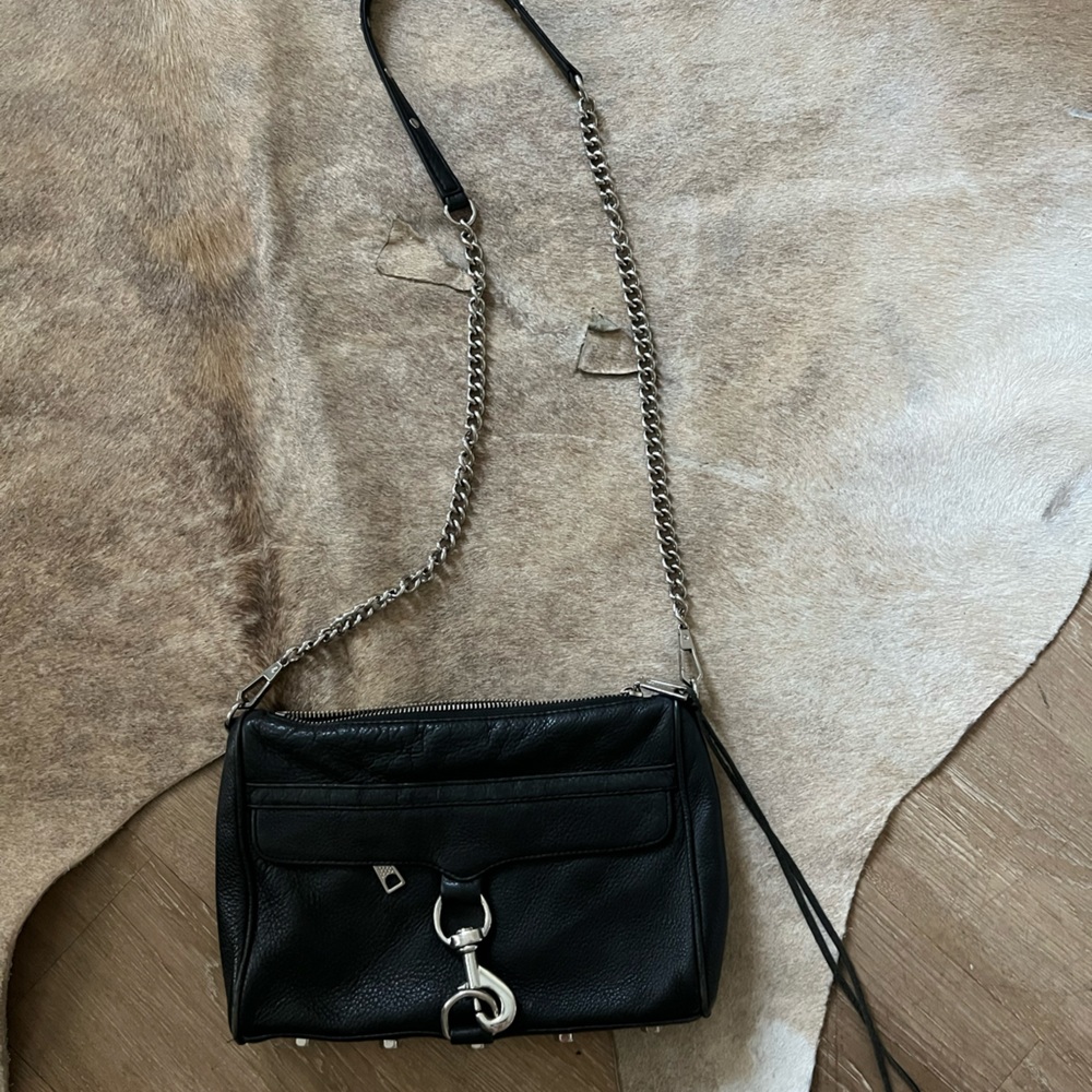 Rebecca Minkoff MAC black leather purse